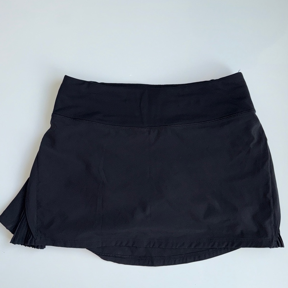 Black Lululemon Tennis Skort